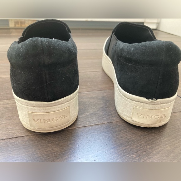 Vince black suede slip on - Picture 3 of 5